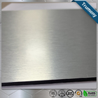 Silver Scrub Aluminum Flat Plate For Decoration Fireproof Building Thickness 1.8mm-10mm